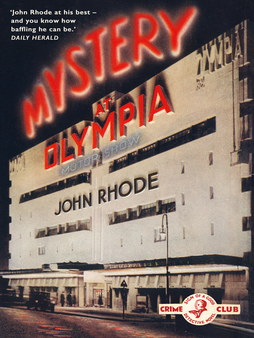 Title details for Mystery at Olympia by John Rhode - Available